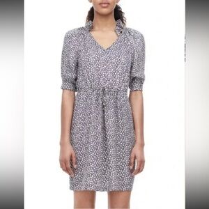 Rebecca‎ Taylor 100% Silk Ditzy Floral Print Dress Size Large